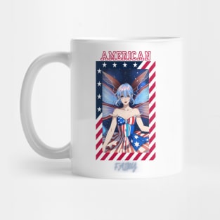 American Patriot Fairy Mug